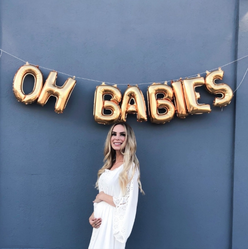 Oh Babies Balloon, Oh Babies Banner, Oh Babies Sign